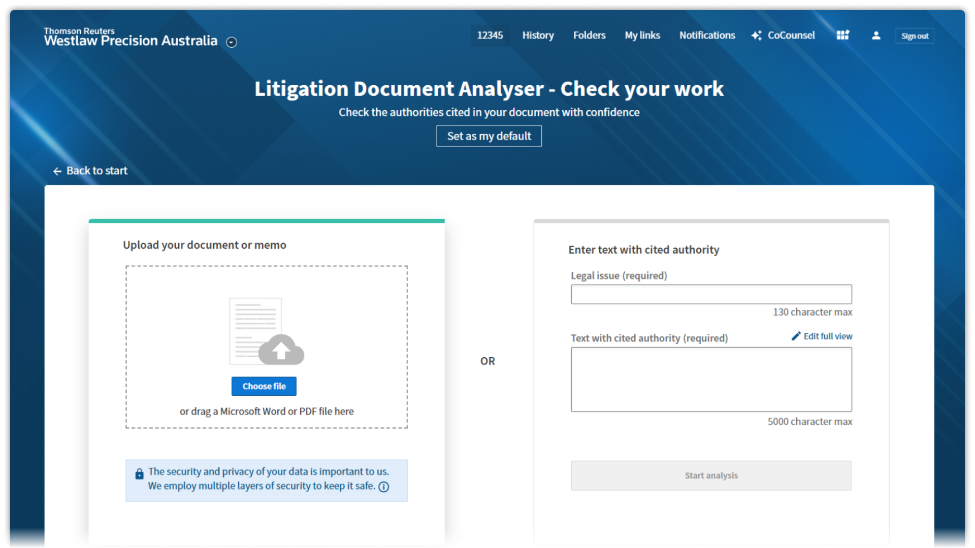 Litigation Document Analyser
