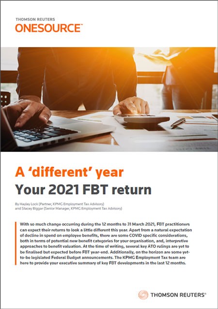 A different year - your 2021 FBT return