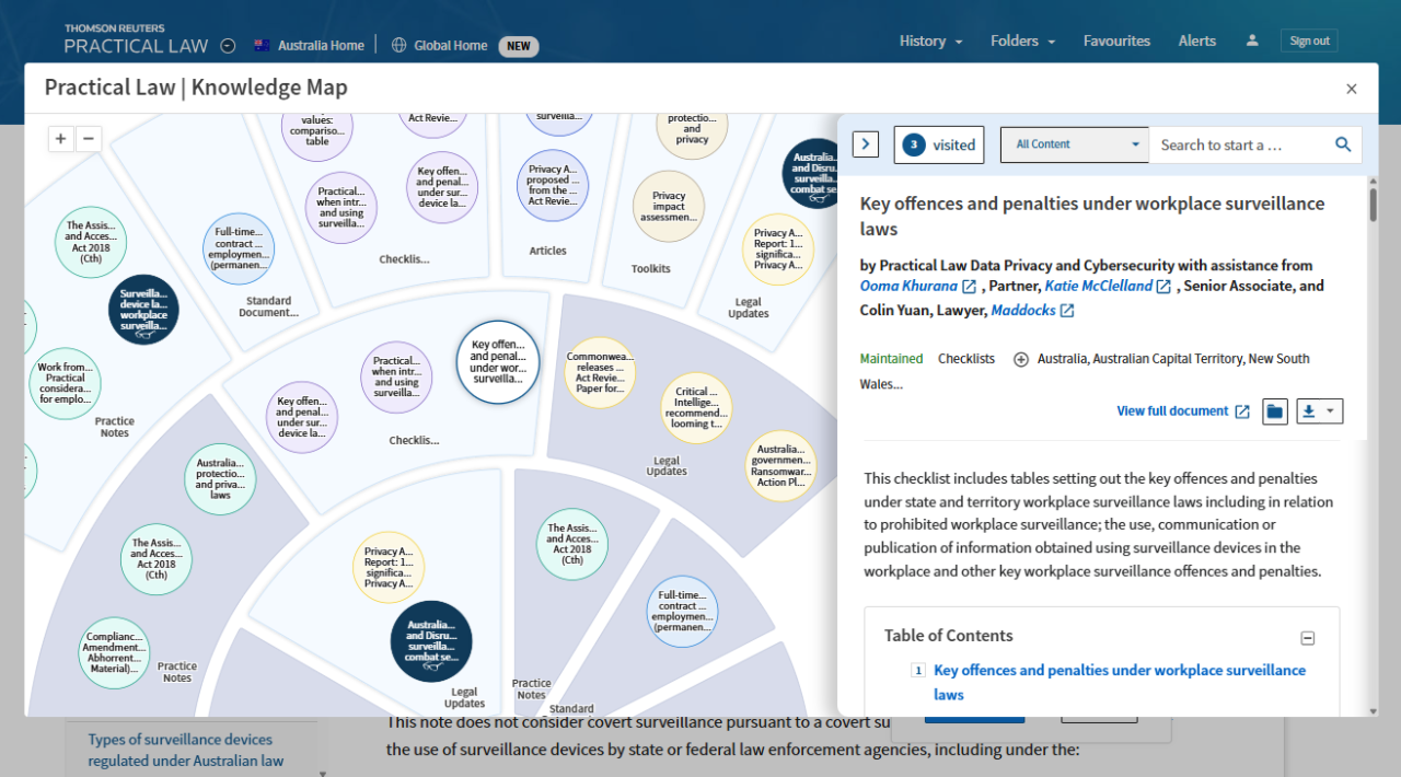 Practical Law screenshot