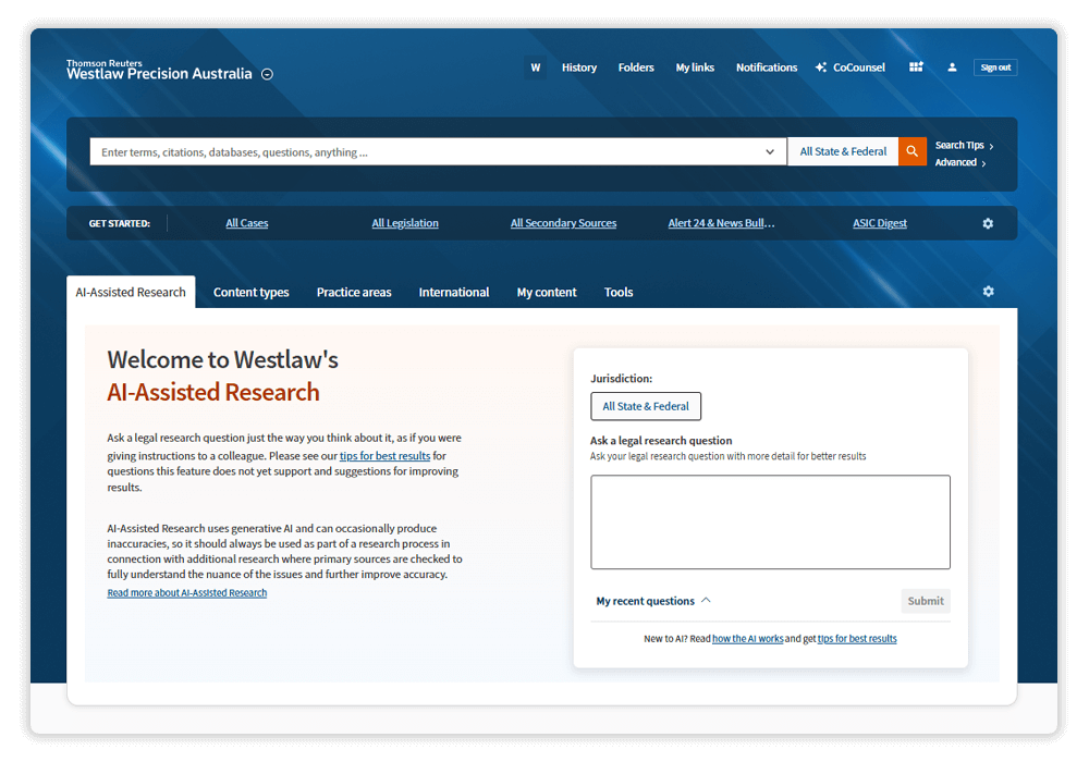 Westlaw Precision Australia
