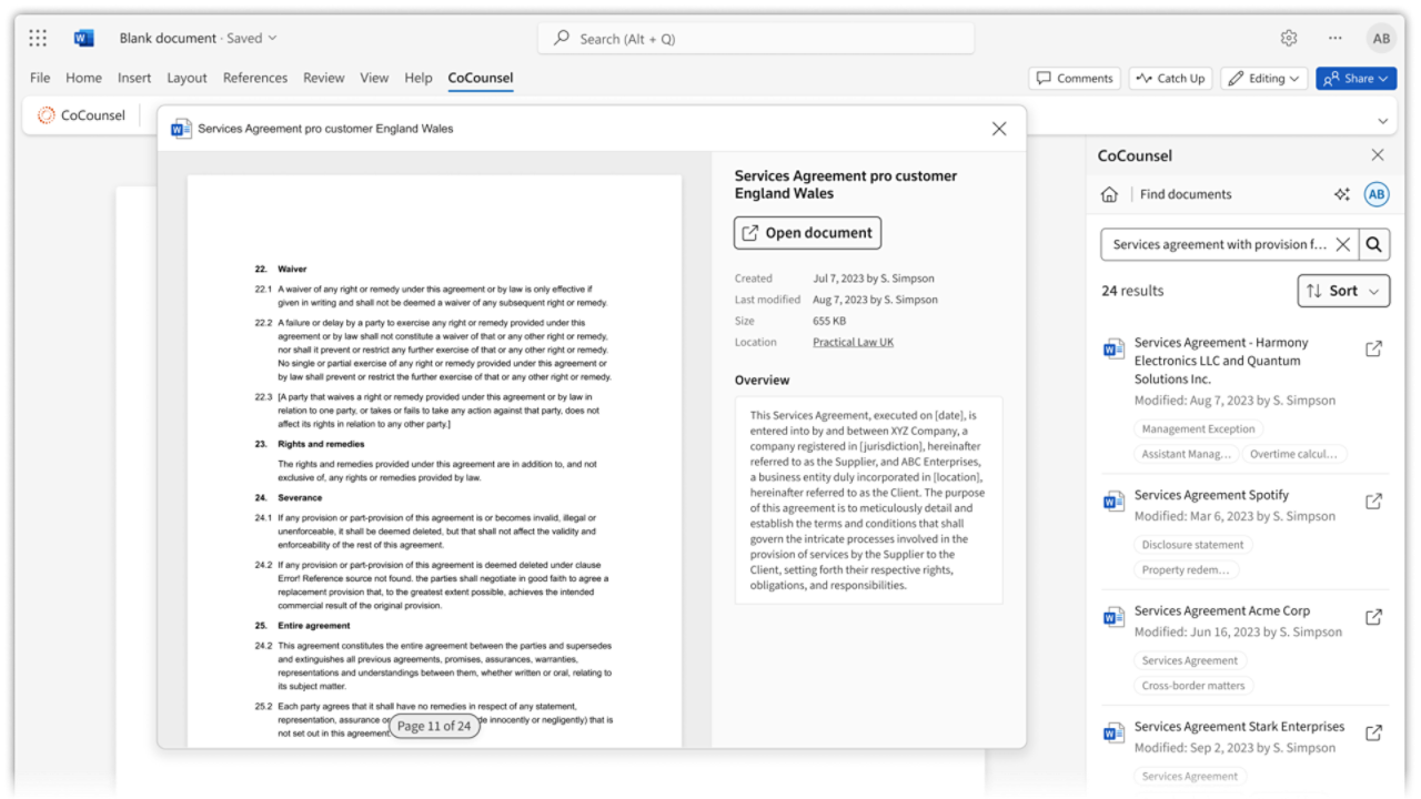 Practical Law Standard Documents