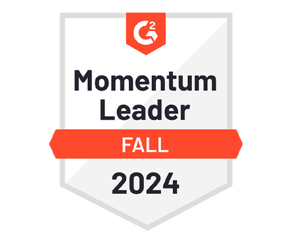 Award badge - G2 Fall 2024 - Momentum Leader 